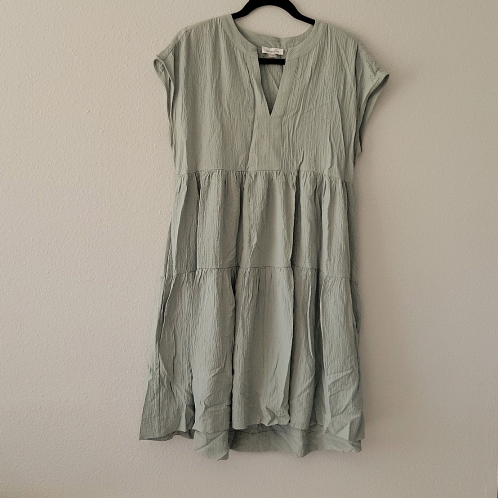Sage green dress